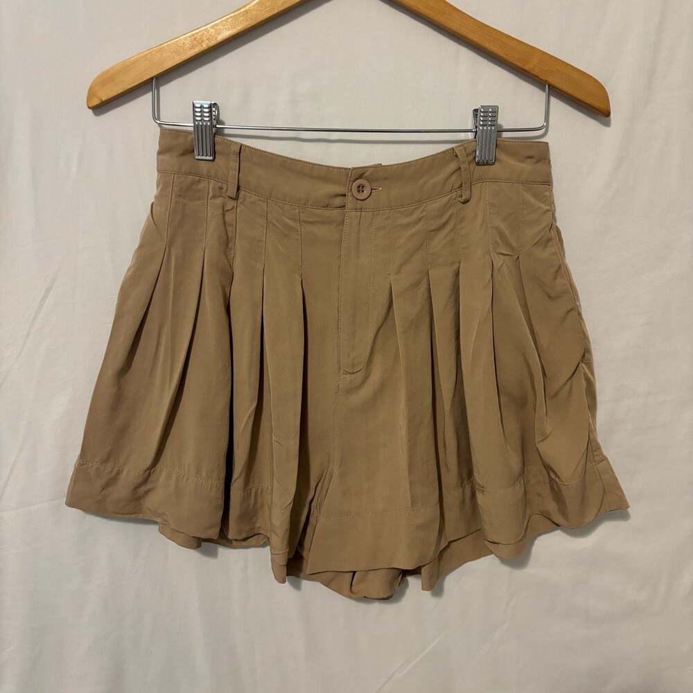 MABLE Pleated Skort Tan Size M